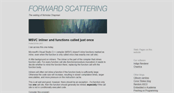 Desktop Screenshot of forwardscattering.org